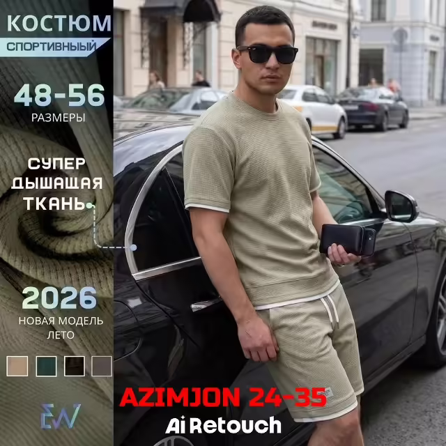 Спортивные стильные мужские костюмы. фото 2