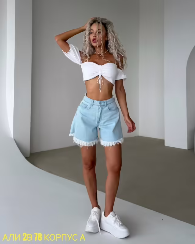 Джинсовые женские шорты