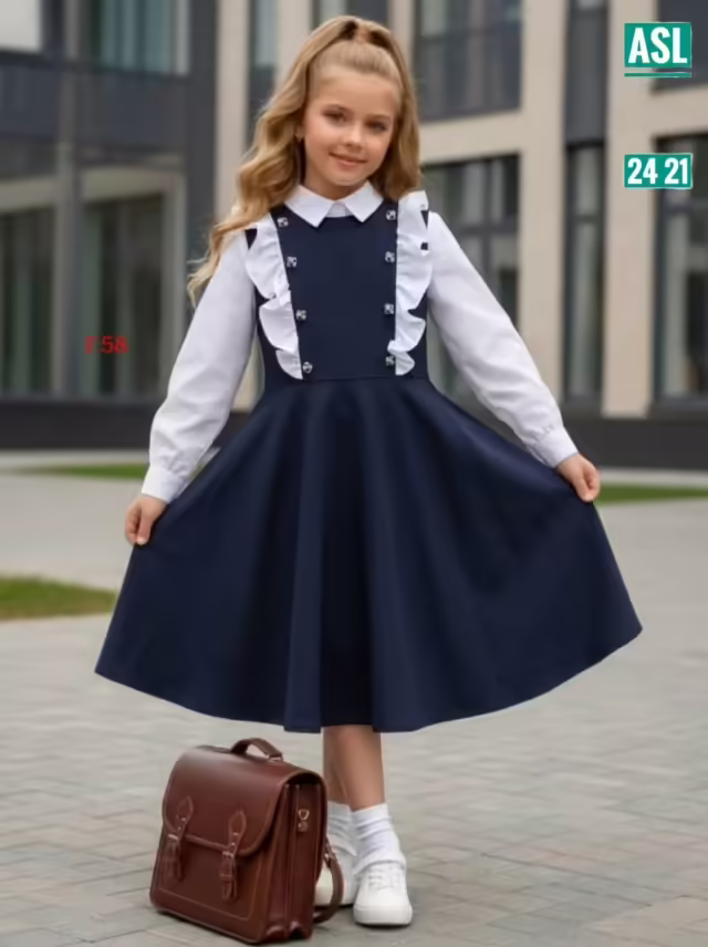 Школьные детские сарафаны. фото 2