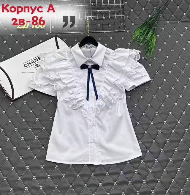 Школьные детские рубашки. фото 3