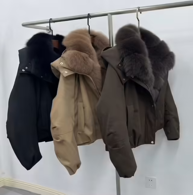 Женские куртки с мехом