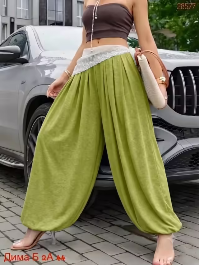 Хлопковые женские штаны