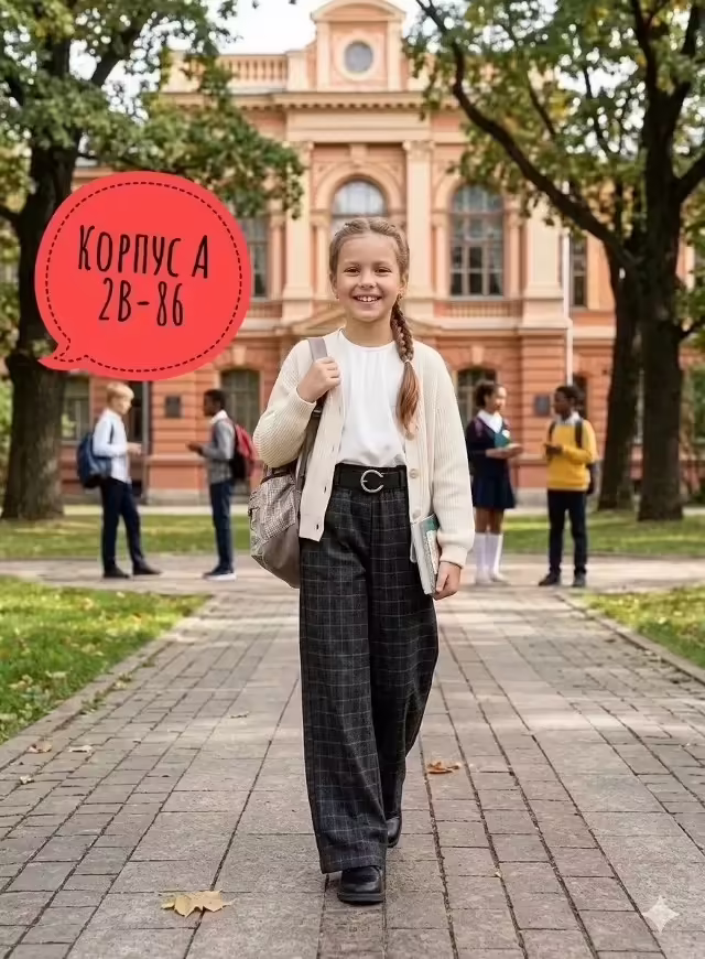 Школьные детские брюки