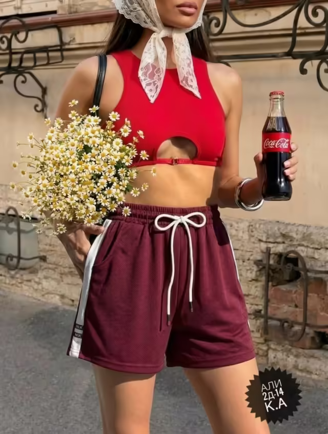 Хлопковые женские шорты
