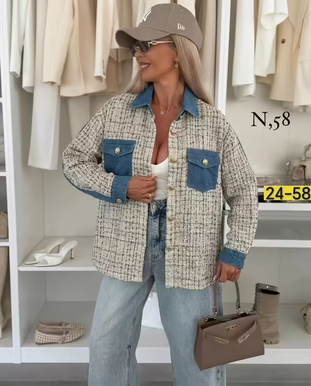 Джинсовые женские рубашки. фото 3