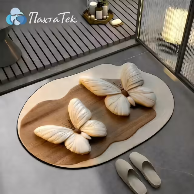 Коврики с рисунком для ванной 3d