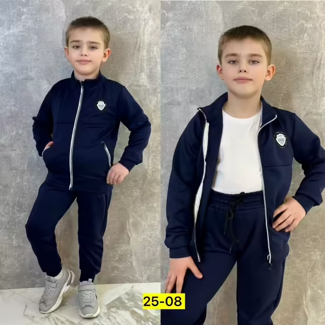 Хлопковые спортивные детские костюмы