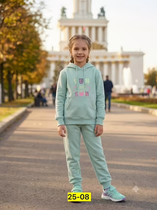 Хлопковые спортивные детские костюмы. фото 3