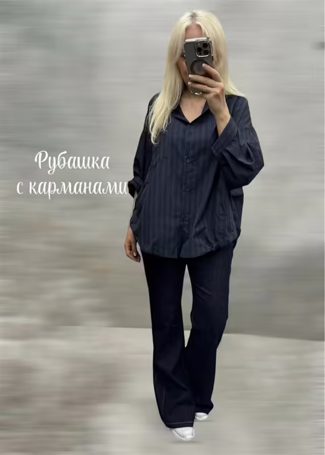 Стильные женские рубашки с карманами