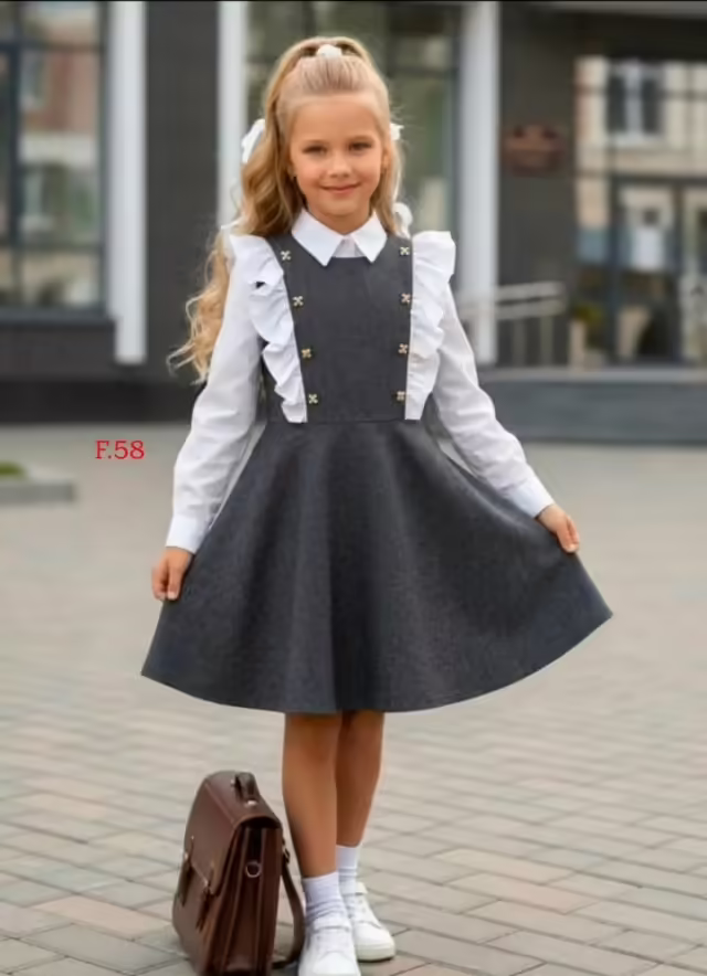 Школьные детские сарафаны. фото 3