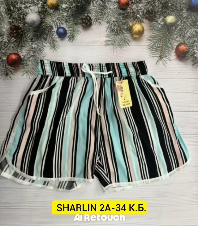 Хлопковые женские шорты. фото 2