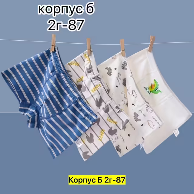 Хлопковые детские трусы