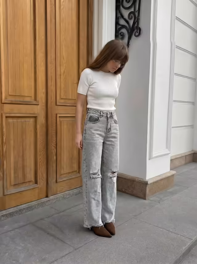 Стильные женские джинсы. фото 3