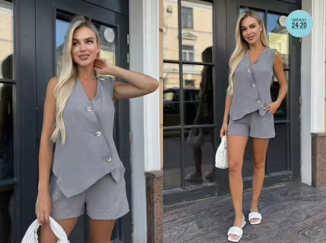 Бомбические удобные женские костюмы двойки. фото 2