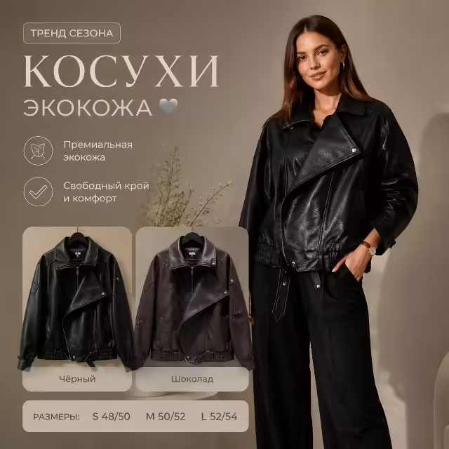 Женские косухи