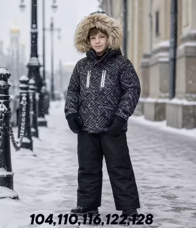 Мембранные зимние детские костюмы 2026. фото 3