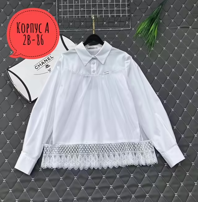 Школьные детские рубашки. фото 2