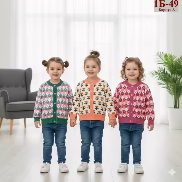 Хлопковые детские кофты. фото 3
