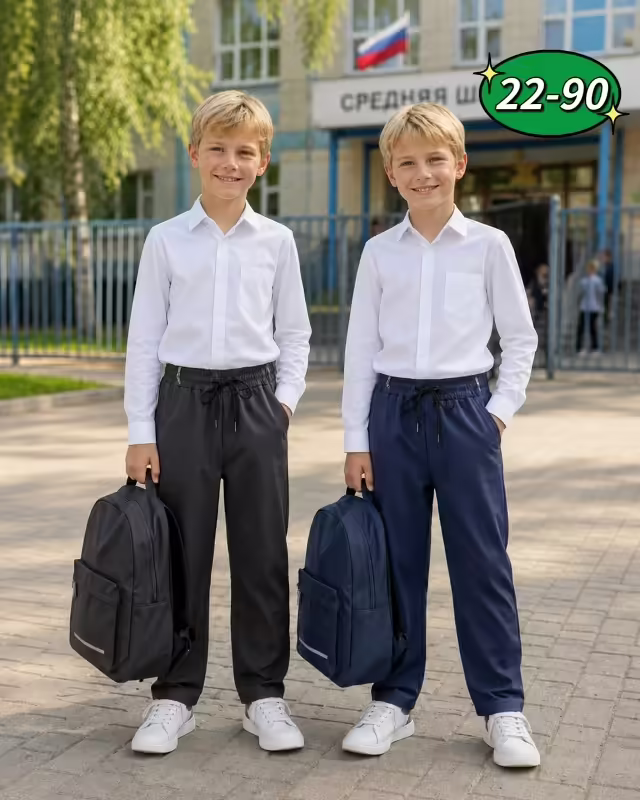 Хлопковые детские брюки. фото 3