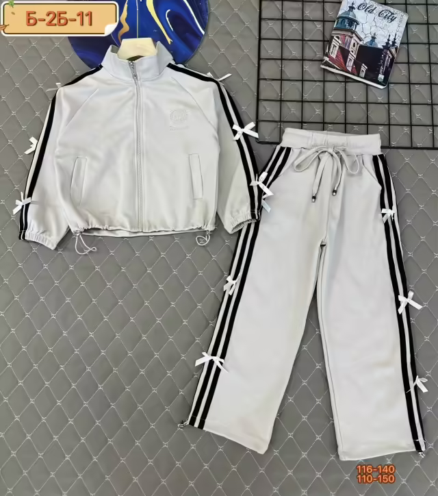 Хлопковые спортивные детские костюмы