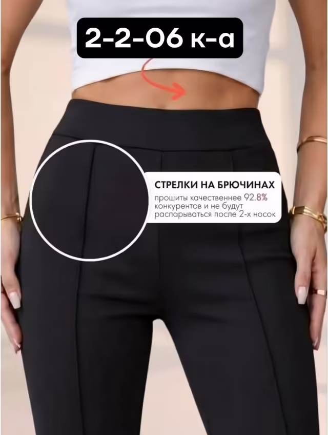 Люксовые женские лосины клёш