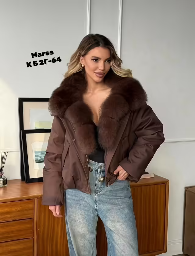 Зимние женские куртки с натуральным мехом