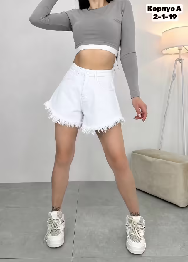 Джинсовые женские шорты