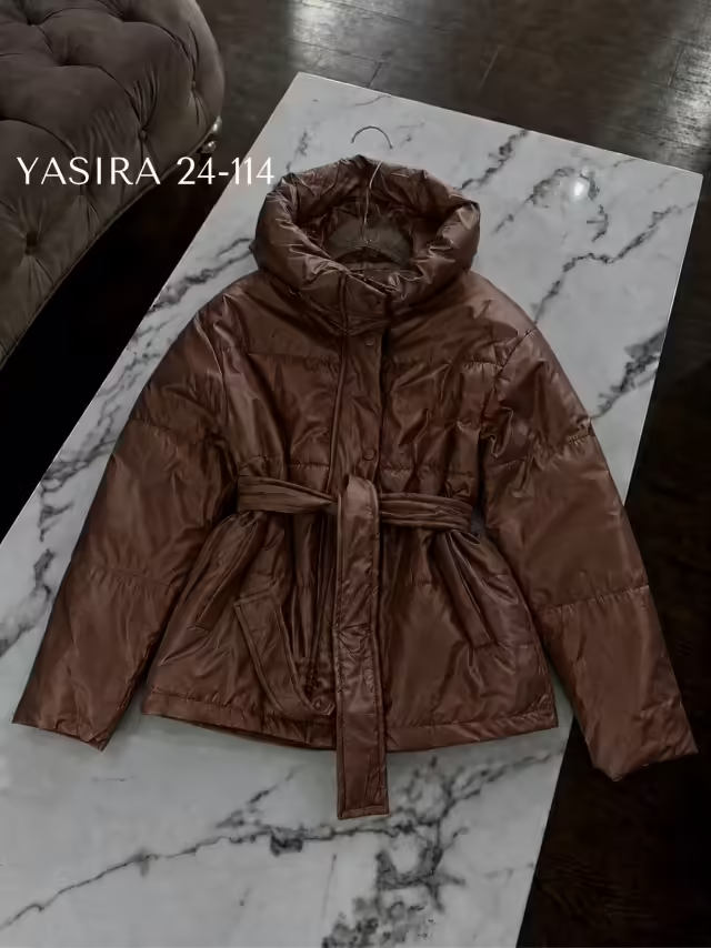 Стильные женские куртки с поясом
