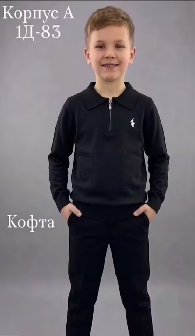 Школьные детские кофты для мальчика. фото 2