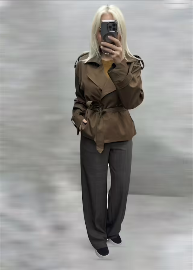 Стильные женские тренчи с карманами