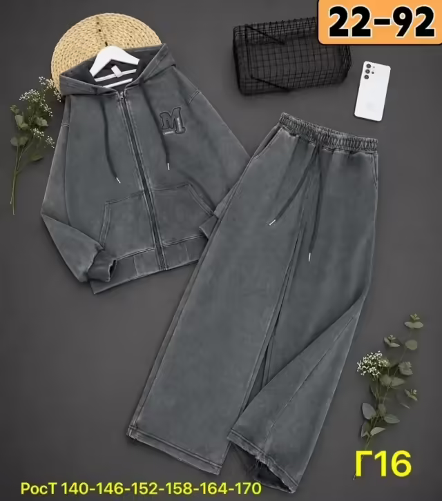 Хлопковые спортивные детские костюмы