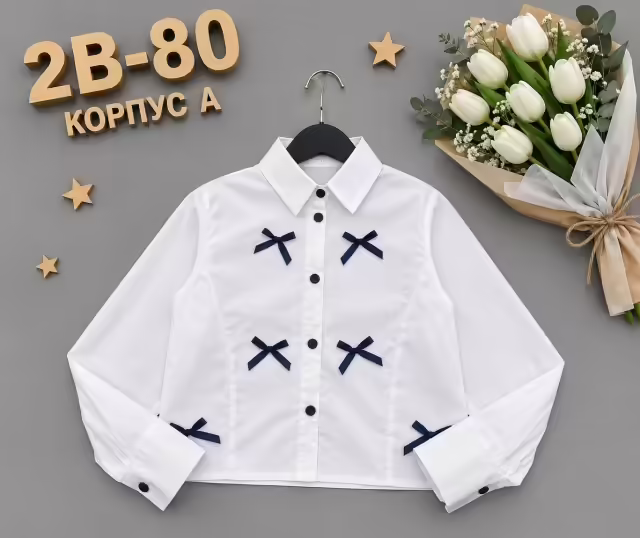 Хлопковые детские рубашки