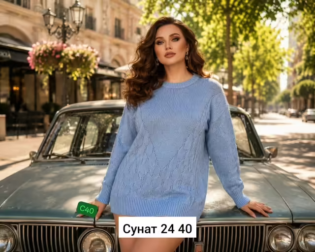 Вязаные женские свитера