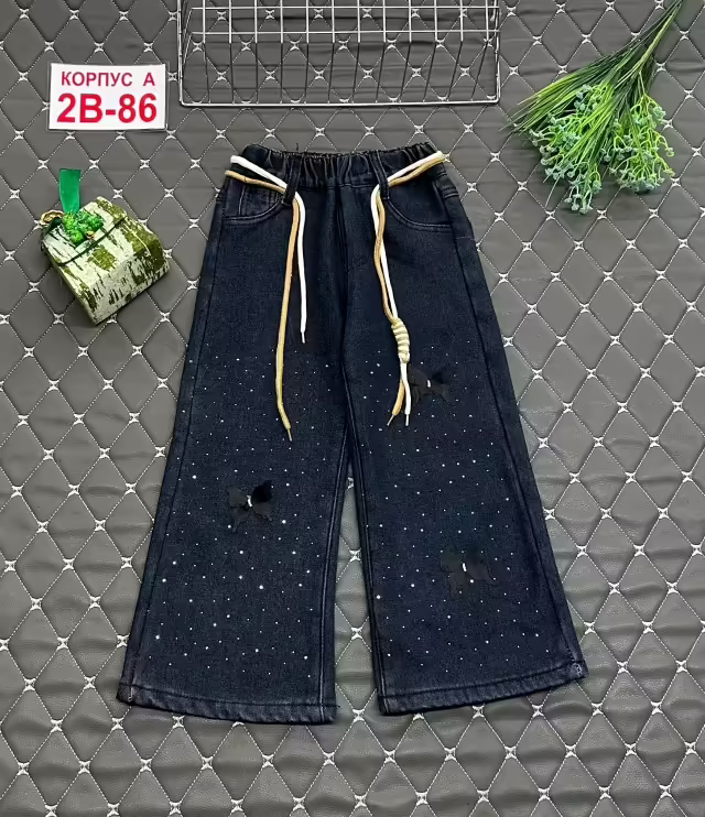 Детские джинсы с начёсом