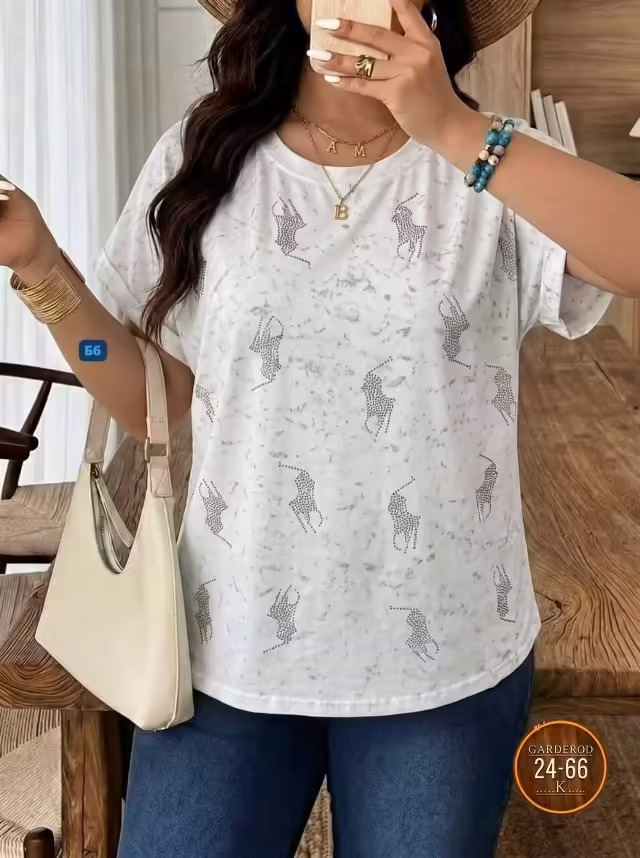 Женские футболки со стразами