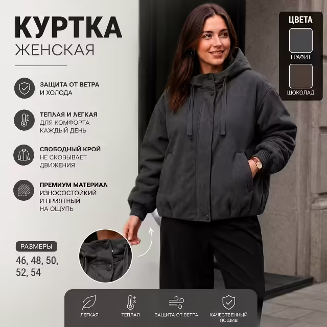 Осенние женские куртки 2026