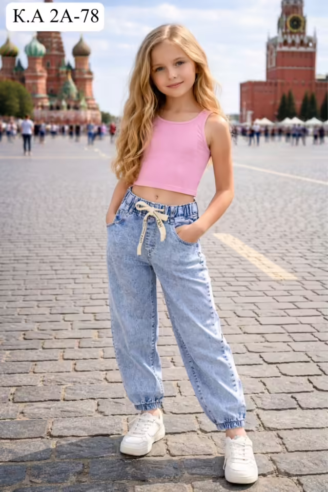 Джинсовые детские джинсы. фото 2