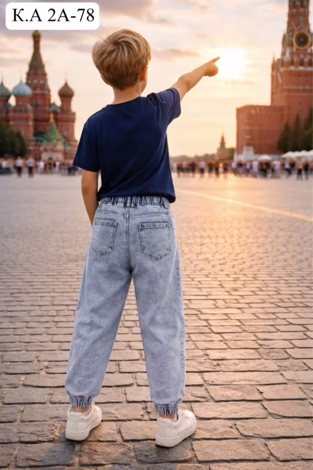 Джинсовые детские джинсы. фото 3