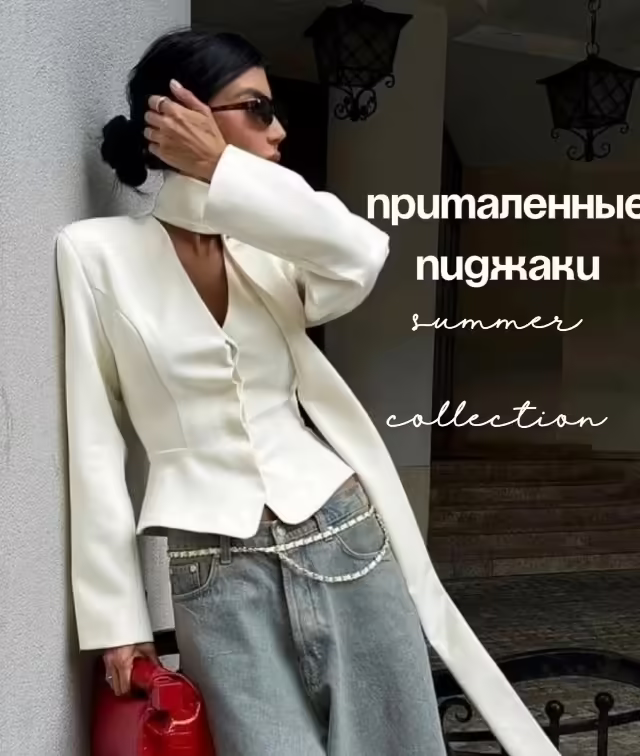 Приталенные женские пиджаки