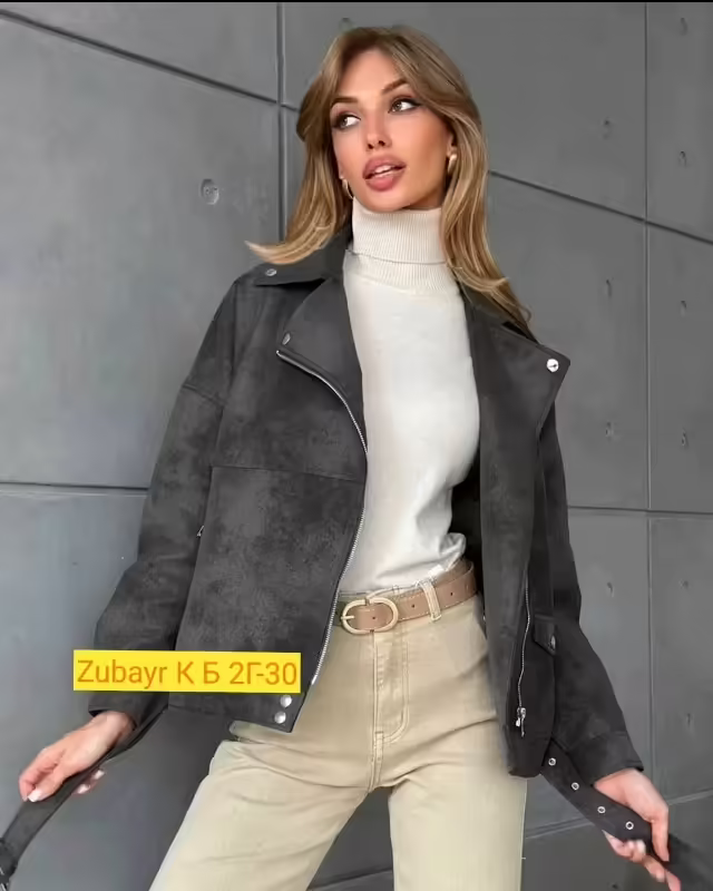 Кожаные женские косухи