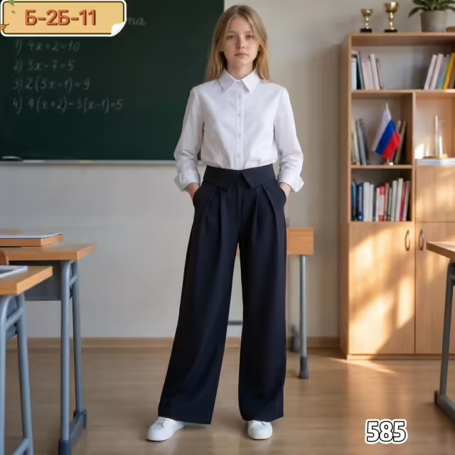 Хлопковые детские брюки