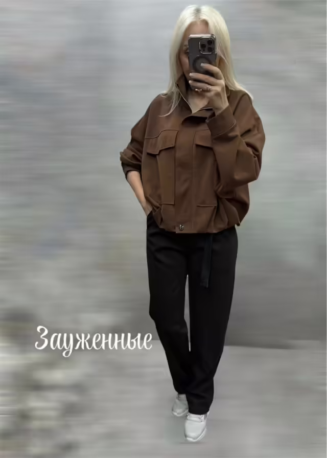Кашемировые женские брюки. фото 2