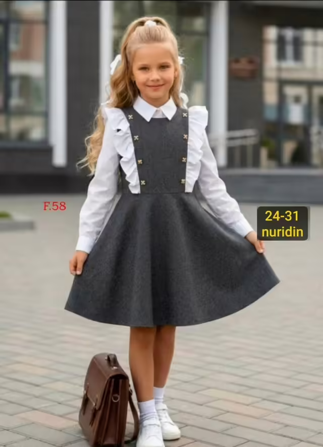 Школьные детские сарафаны. фото 3
