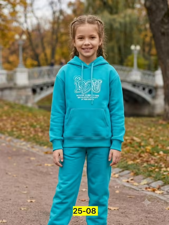 Хлопковые спортивные детские костюмы
