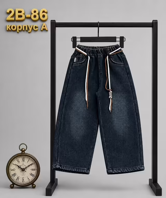 Детские джинсы с начёсом. фото 2