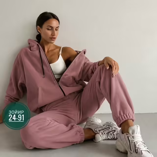 Женские костюмы двойки на флисе. фото 2