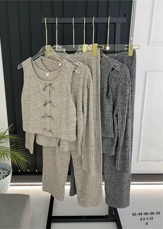 Хлопковые мягкие женские пижамы