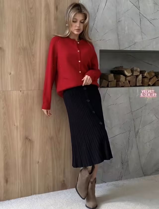 Трикотажные женские юбки