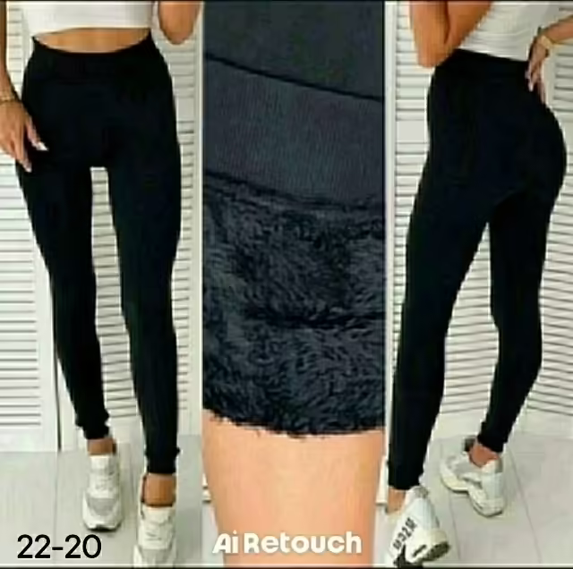 Женские лосины с мехом