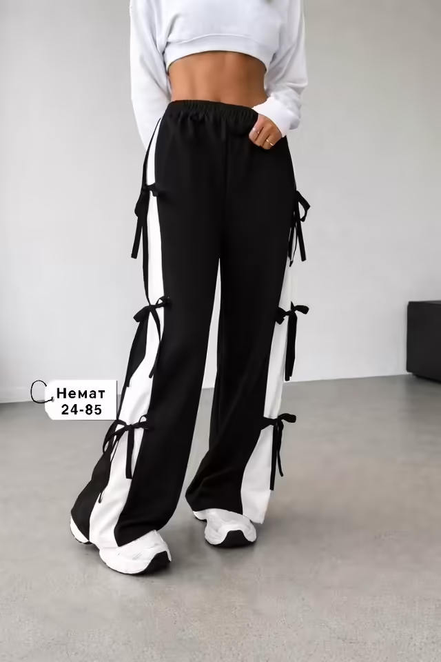 Стильные женские штаны на флисе. фото 2